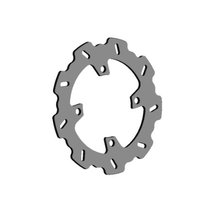 Disque de frein arrière Braking WF7533