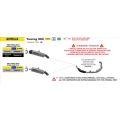 Silencieux Arrow Indy-Race Evo flasque carbone pour Aprilia Tuareg 660 22-26 1