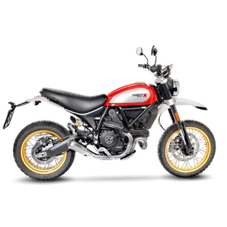 Silencieux Leovince LV-10 pour Ducati Scrambler Desert Sled 17-20