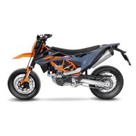 Ligne complète catalysée Leovince LV One Evo pour KTM 690 SMC/690 Enduro 21-24
