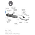Silencieux Leovince X3 Evo pour Suzuki DR650 96-15 0