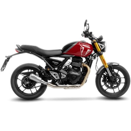 Silencieux Leovince LV-10 pour Triumph Speed 400/Scrambler 400 24-25