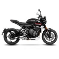 Kit montage sabot d'origine avec Ligne Leovince pour Triumph Trident 660 21-23