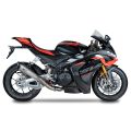Ligne complète Spark titane Konix Evo pour Aprilia RSV4/Tuono V4 21-26 1