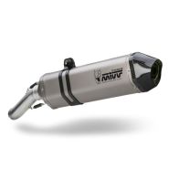Silencieux Mivv Speed Edge embout carbone pour BMW R1200GS/R1200GS Adventure 04-07