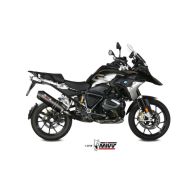 Silencieux Mivv Oval embout carbone pour BMW R1250GS/R1250GS Adventure 19-23