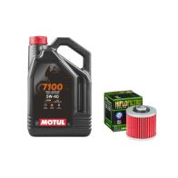 Pack 4L d'huile MOTUL 7100 5W-40 + Filtre a huile offert HF145