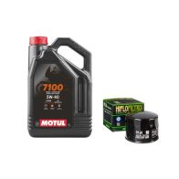 Pack 4L d'huile MOTUL 7100 5W-40 + Filtre a huile offert HF160