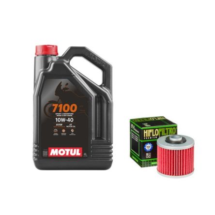 Pack 4L d'huile MOTUL 7100 10W-40 + Filtre a huile offert HF145