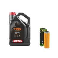 Pack 4L d'huile MOTUL 7100 10W-40 + Filtre a huile offert HF159