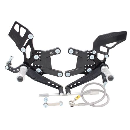 Commandes reculées PP Tuning Kawasaki ZX6R 05-06