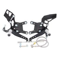 Commandes reculées PP Tuning Kawasaki ZX6R 07-16 / ZX6R 636 13-18