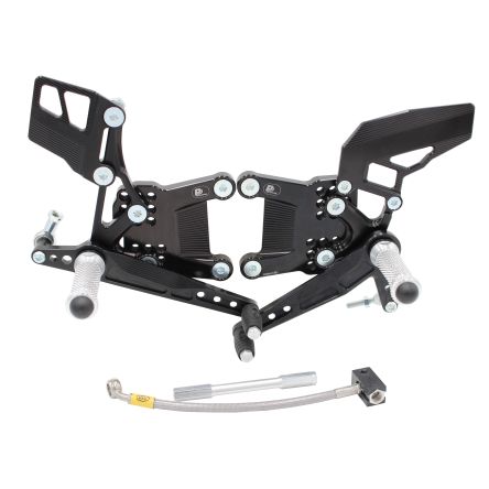 Commandes reculées PP Tuning Kawasaki ZX10R 16-25