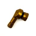 Valve coudée or à l'unité 0