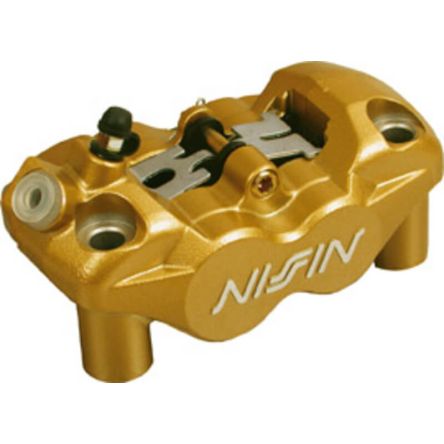 Etrier de frein avant gauche or Nissin 4 pistons entraxe 108mm