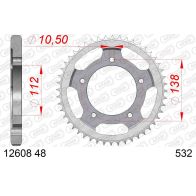 Couronne Afam 532 acier 12608