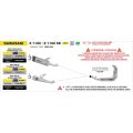 Silencieux Arrow Pro-Race embout titane pour Kawasaki Z1100 25-26 2