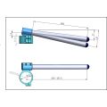 Demi-guidon racing PP TUNING inclinaison variable relevé 1