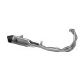 Ligne complète Arrow Veloce homologué pour Kawasaki Z650/Ninja 650 23-25 2