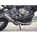 Ligne complète Racing Spark inox basse Grid-O pour Yamaha MT-07 14-26/R7 21-26 6