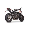 Ligne complète Racing Spark inox basse Grid-O pour Yamaha MT-07 14-26/R7 21-26 2