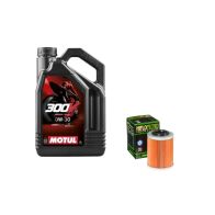 Pack 4L d'huile MOTUL 300V 0W-30 + Filtre a huile HF152 offert