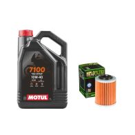 Pack 4L d'huile MOTUL 7100 10W-40 + Filtre a huile offert HF152