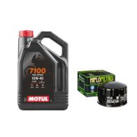 Pack 4L d'huile MOTUL 7100 10W-40 + Filtre a huile offert HF164