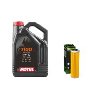 Pack 4L d'huile MOTUL 7100 10W-40 + Filtre a huile offert HF650