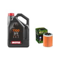 Pack 4L d'huile MOTUL 7100 5W-40 + Filtre a huile offert HF152