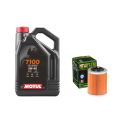 Pack 4L d'huile MOTUL 7100 5W-40 + Filtre a huile offert HF152 0