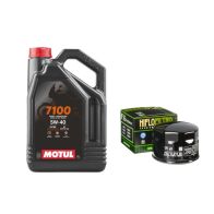 Pack 4L d'huile MOTUL 7100 5W-40 + Filtre a huile offert HF565