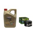 Pack 4L d'huile Castrol Power 1 10W-40 + Filtre a huile HF164 offert 0