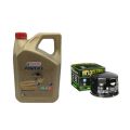 Pack 4L d'huile Castrol Power 1 10W-40 + Filtre a huile HF565 offert 0