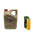 Pack 4L d'huile Castrol Power 1 10W-40 + Filtre a huile HF650 offert 0
