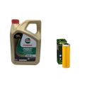 Pack 4L d'huile Castrol Power 1 Ultimate 10W-40 + Filtre a huile HF650 offert 0