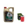 Pack 4L d'huile Castrol Power 1 Ultimate 10W-50 + Filtre a huile HF155 offert 0