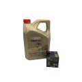 Pack 4L d'huile Castrol Power 1 10W-40 + Filtre a huile HF205 offert 0