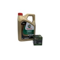 Pack 4L d'huile Castrol Power 1 Ultimate 10W-50 + Filtre a huile HF205 offert