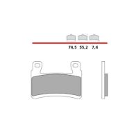 Plaquettes de frein Brembo Z04 107A48617