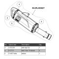 Silencieux Akrapovic titane pour BMW S1000RR 19-26/S1000R 21-23 5