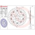 Disque de frein Brembo ORO 78B40899 1