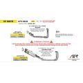 Ligne complète Arrow compétition pour CFMoto 675 SR-R 25-26 1