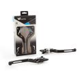 DESTOCKAGE - Pack de leviers frein/embrayage masse noir/visserie alu avec adaptateur V PARTS masse noir/visserie alu 0