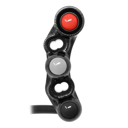 Commodo droit racing Jetprime pour Kawasaki ZX-6R 09-15