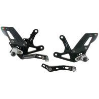 Commandes reculées Lightech avec cale-pieds rabattables pour Triumph Speed Triple 1200RR 26/1200RX 25-26