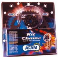Kit chaine Afam 525 alu pour Triumph 675 Street Triple 07-12