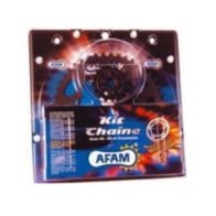 Kit chaine Afam 525 acier pour Triumph 675 Street Triple 13-16