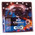 Kit chaine Afam 525 acier pour Triumph 675 Street Triple 13-16 0