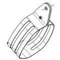 Collier d'échappement carbone Akrapovic P-MCTW9 0